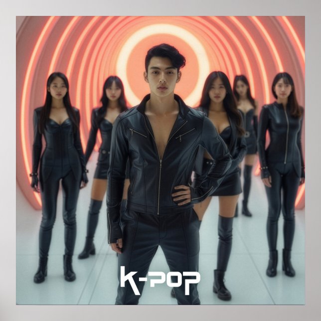 K-POP - SEOUL - ASIEN POSTER (Framsidan)