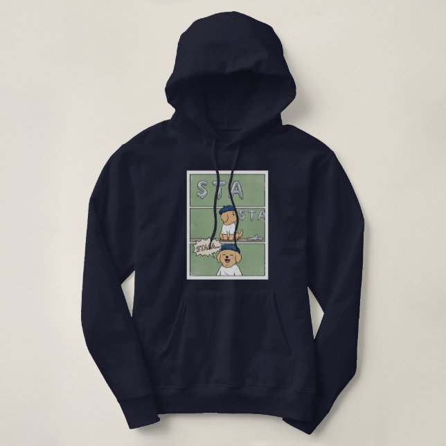K-Pop STAAA Stray Puppy Fandom-mössa T Shirt (Design framsida)