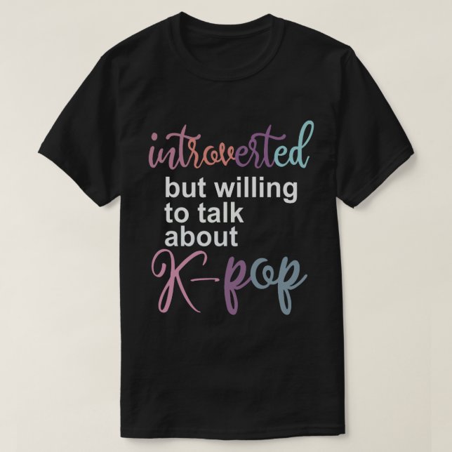 K POP T SHIRT (Design framsida)