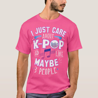 K-Pop Tshirt Koreansk Tshirt för kvinnor K-pop-gåv T Shirt