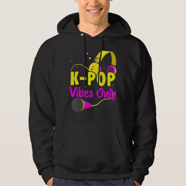 K Pop Vibes Endast asiatisk Hoodie (Framsida)