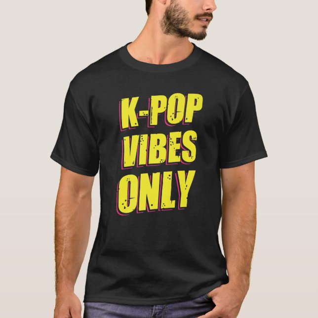 K-pop Vibes Premium T Shirt (Framsida)
