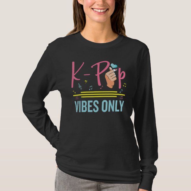 K-Pop Vibes  South Korean Pop Music  Kpop T Shirt (Framsida)