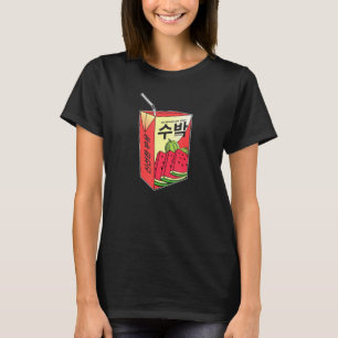 K Pop Watermelon Drink Korea Kpop Koreansk Drink T Shirt
