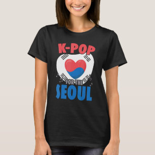 K-post för Sydkoreas poppmusik i Söul T Shirt