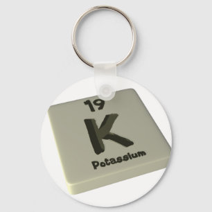 K-Potassium Nyckelring