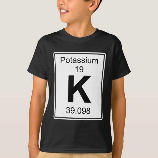 K - Potassium T Shirt (Framsida)