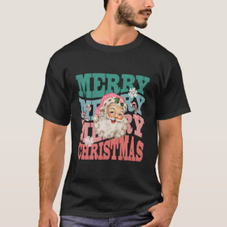 K Santa Claus Merry T Shirt
