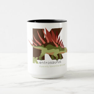 K som Kentrosaurus Mugg