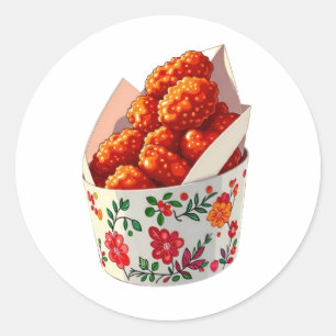 K-Stil Bullet Journaling Series 4 - Food Stickers Runt Klistermärke