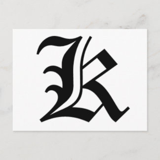 K-text Gamla engelska Vykort