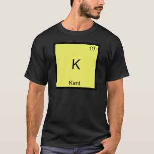K - Utslagsplats för symbol för Kant rolig Tee Shirt