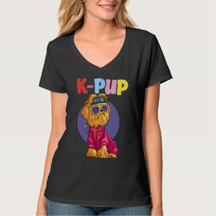 K VALP Hund Koreansk K9 Pupstar För K pop & Hund T Shirt