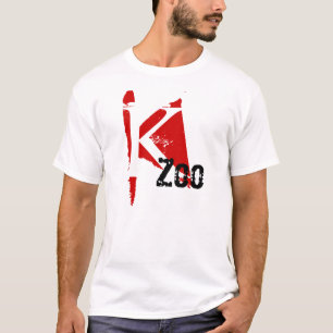 K-zooen RÖDA Kalamazoo MARKERAR Tee Shirt