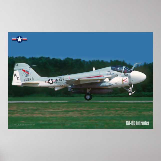 KA-6D INTRUDER POSTER (Framsidan)