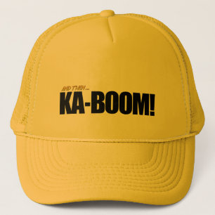 KA-BOOM! Gult Truckerkeps