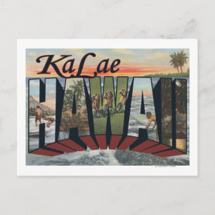 Ka Lae, HawaiiStora BokstavscenerKa Lae, HI Vykort