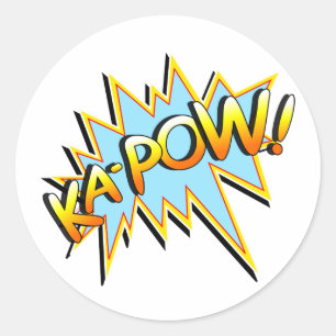 Ka-Pow Runt Klistermärke
