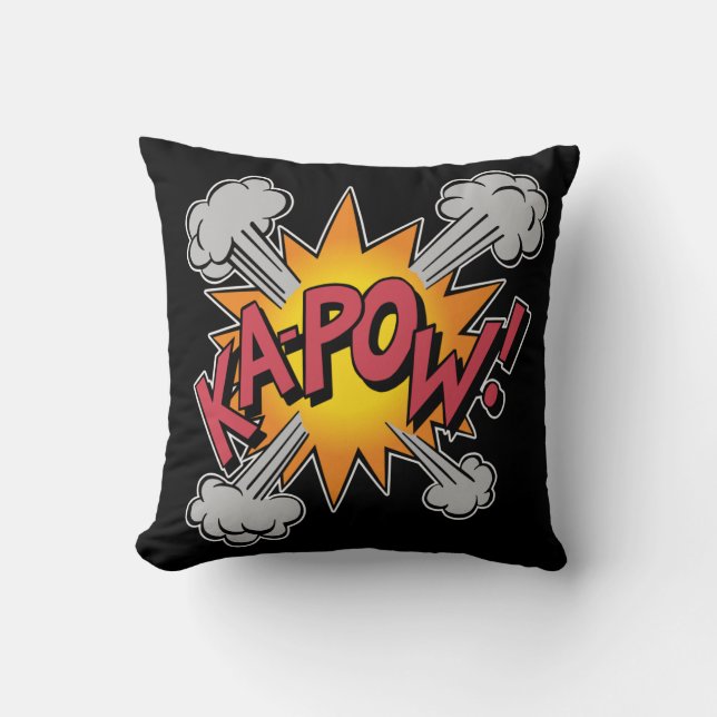 KA-POW! Serietidning Grafik Kudde (Framsida)