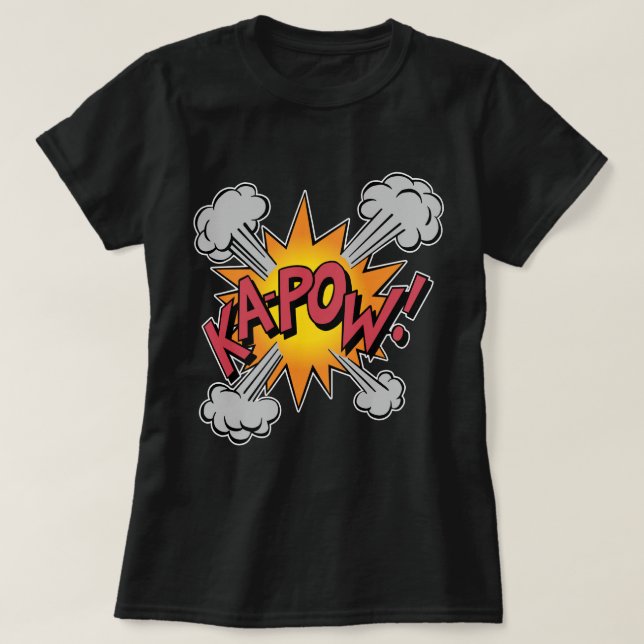 KA-POW! Serietidning Grafik T Shirt (Design framsida)