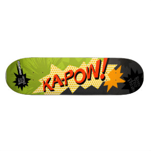 KA-POW! stiga ombord Skateboard Bräda 21,5 Cm