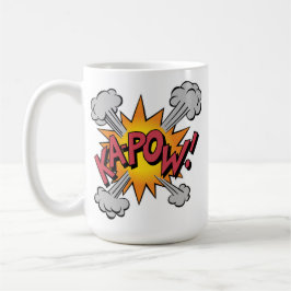 KA-POW! Tecknad Bok Graphic Kaffemugg