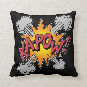 KA-POW! Tecknad Bok Graphic Kudde