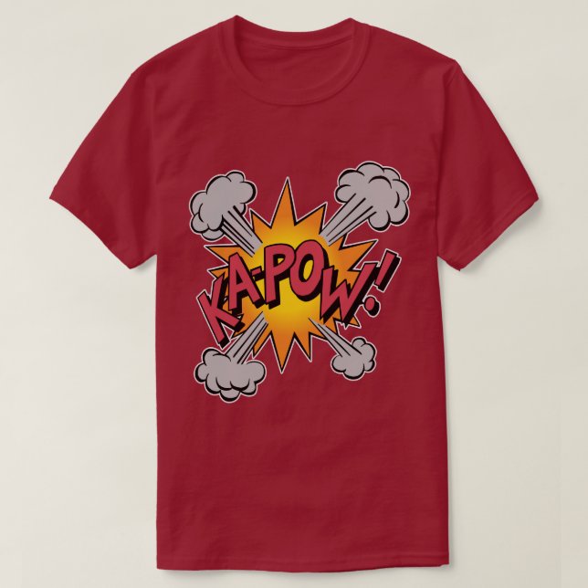 KA-POW! Tecknad Bok Graphic T Shirt (Design framsida)