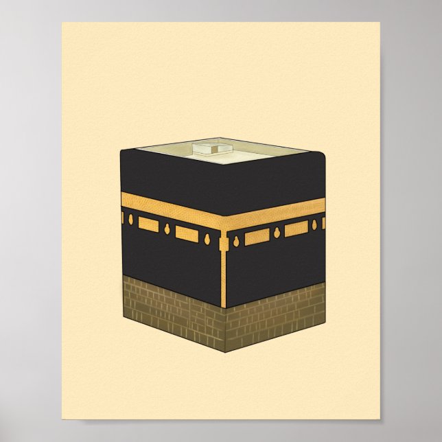Kaaba - ا ل ك ع ب ة - Kaabah Hand plockade Poster (Framsidan)