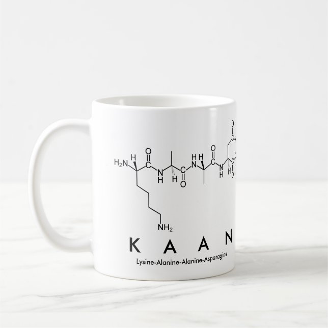 Kaan peptide namn mugg (Vänster)