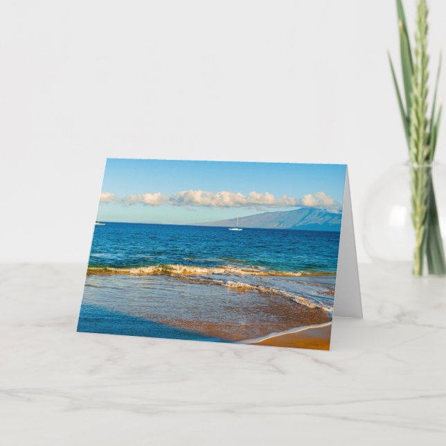 Kaanapali Beach-hälsningskort Kort (Framsida)