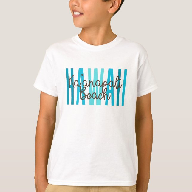 Ka'anapali Beach Hawaii (Ocean) T Shirt (Framsida)