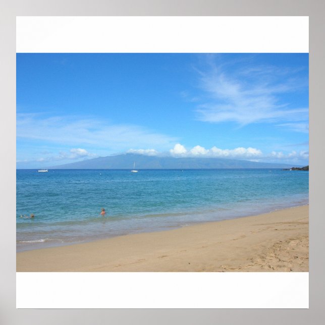 Kaanapali Beach, Maui Poster (Framsidan)