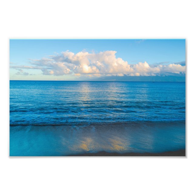 Kaanapali Beach Photo Print Fototryck (Framsidan)