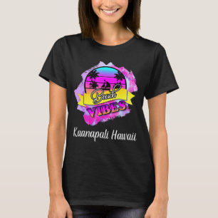 Kaanapali Beach Summer Vibes Hawaii Vacation Vinta T Shirt