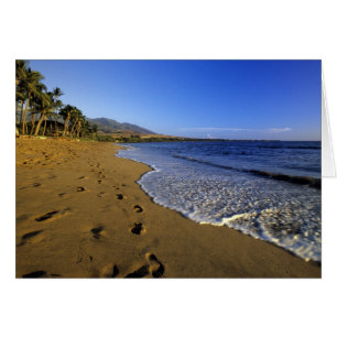 Kaanapali strand, Maui, Hawaii, USA Hälsningskort