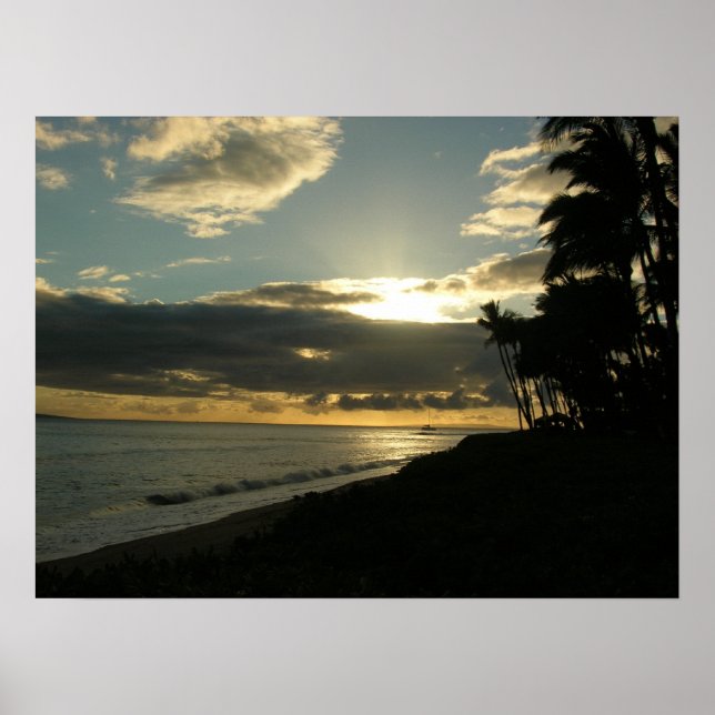 Ka'anapali sunset poster (Framsidan)