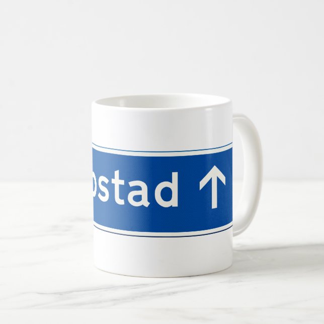 Kaapstad Road sign Kaffemugg (Framsida höger)