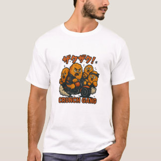Kaarage Crunch Gang – Kawaii Street Snack T Shirt