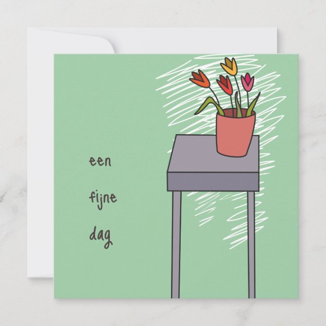 kaart felicitatie kort (Framsida)