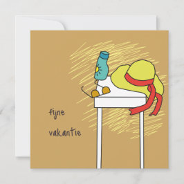 kaart fijne vakantie kort