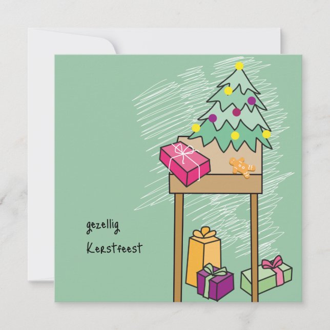 kaart Kerst Kort (Framsida)