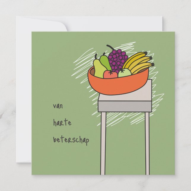 kaart van harte beterschap kort (Framsida)