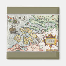 Kaart van Zeeland (1592) av Frans Hogenberg.