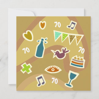 kaart verjaardag 70 jaar kort