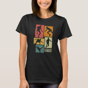 Kabaddi Indian Sports Kabaddi Player Silhouette T Shirt