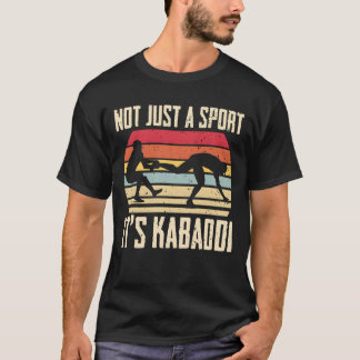Kabaddi Indien, inte bara en sport, sin Kabaddi-fl T Shirt