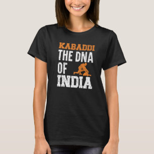 Kabaddi Indiens DNA-spelare Sport Raider T Shirt