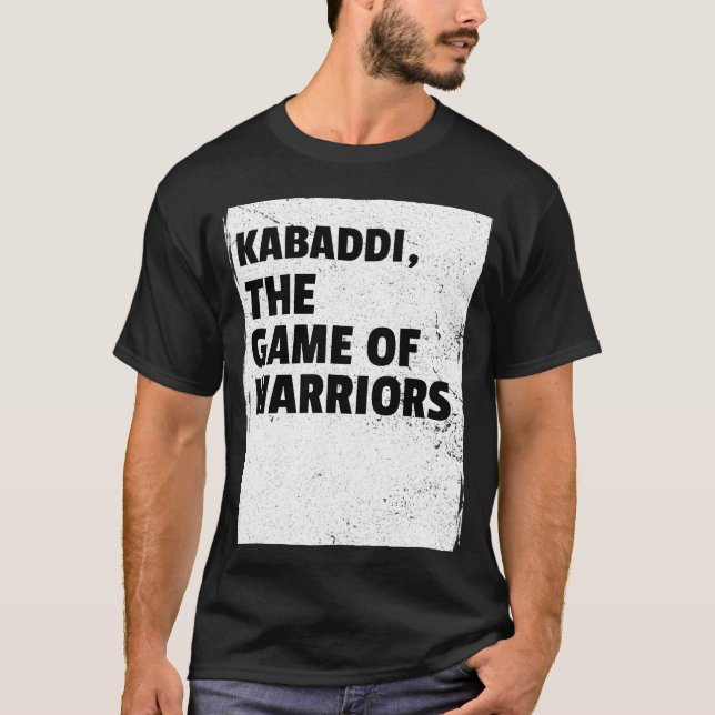 Kabaddihe Game Of Warriors Sport boy retro T Shirt (Framsida)