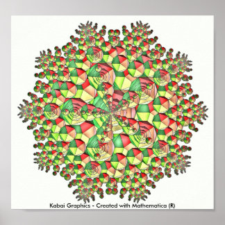 Kabai Graphics - Skapat med Mathematica (R) Poster